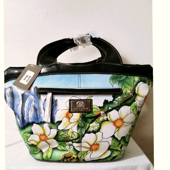Sharif Handbags - NWOT SHARIF handpainted leather bag